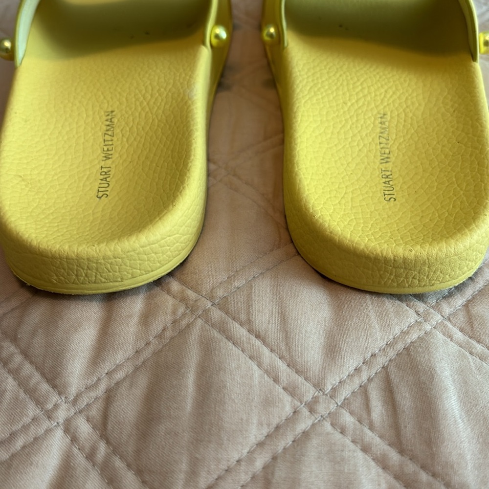 Stuart Weitzman Studded Slides - Picture 3 of 9
